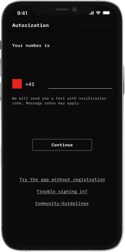 ziroop app, screenshot1